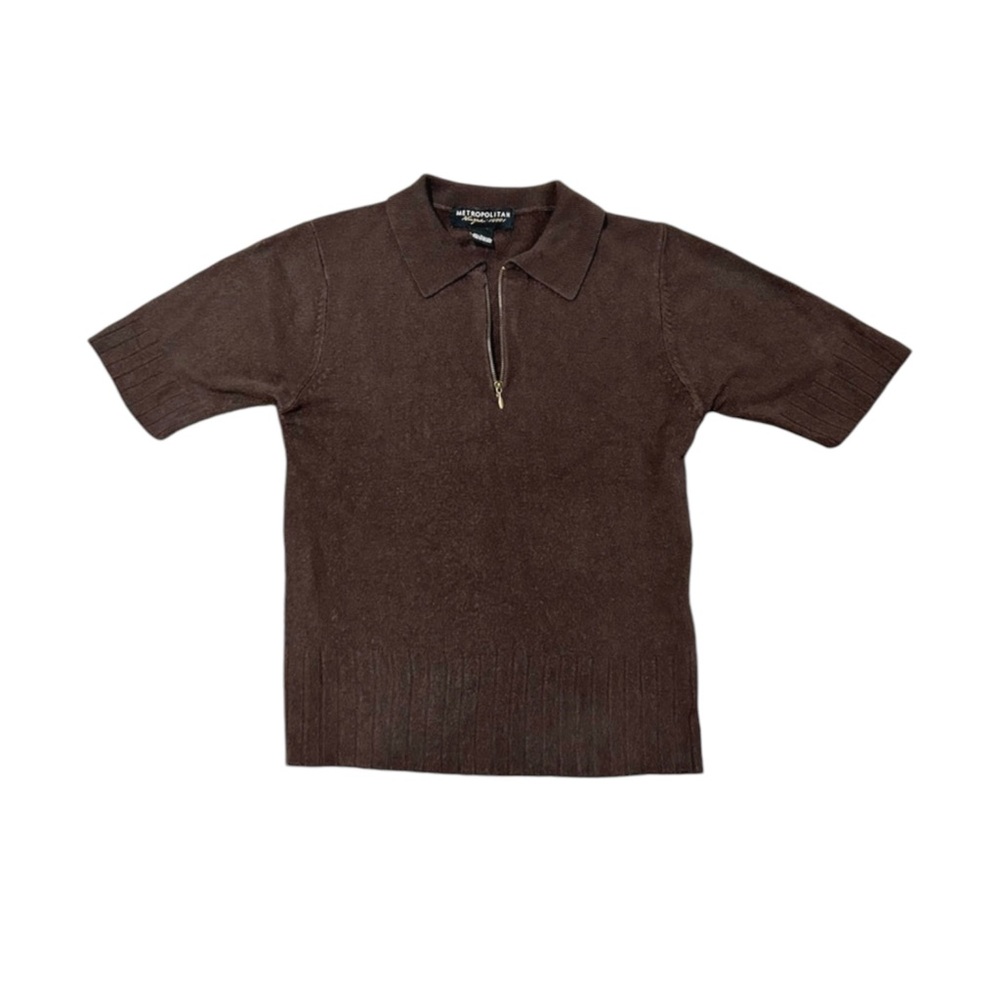 Metropolitan New York Boxy 1/4 Zip Polo Women’s Medium